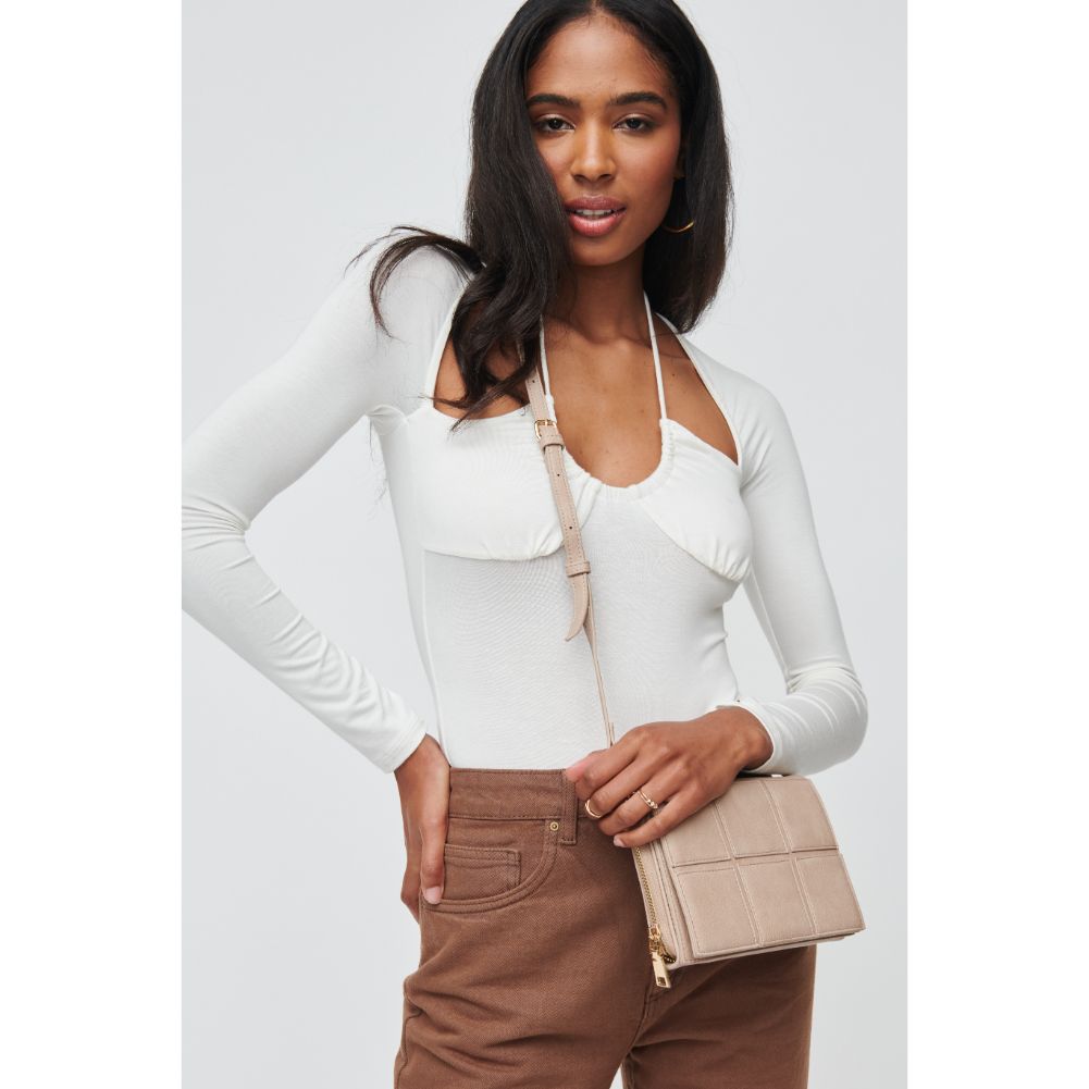 Woman wearing Natural Urban Expressions Raelynn Crossbody 840611103994 View 1 | Natural