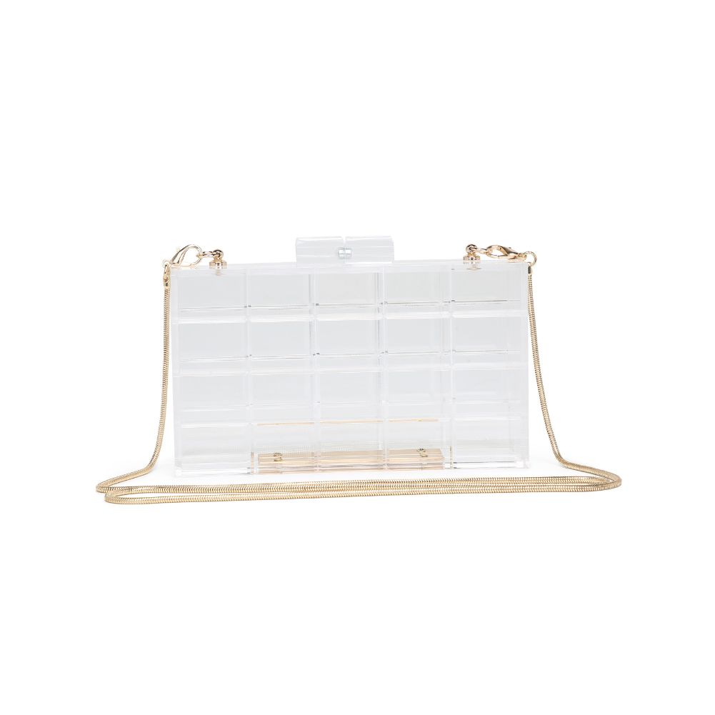 Product Image of Urban Expressions Nisha Evening Bag 840611184436 View 5 | Clear