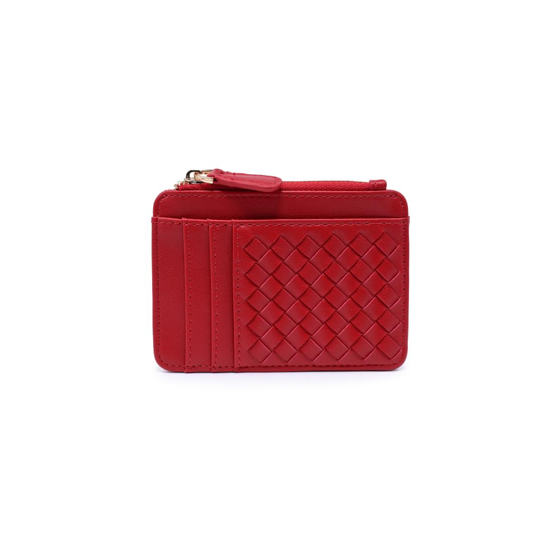 Urban Expressions Bryer Card Holder 840504207761 View 5 | Red