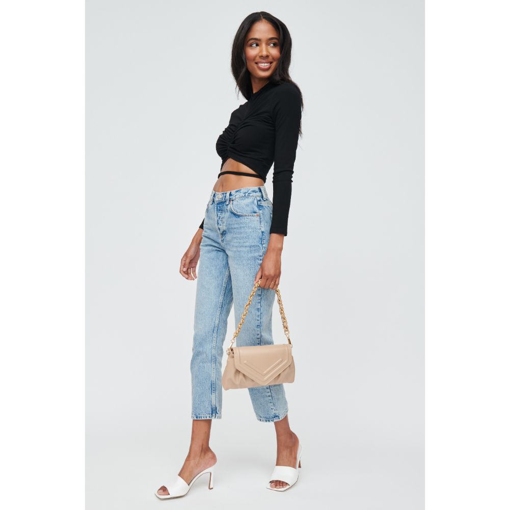 Woman wearing Natural Urban Expressions Adrienne Crossbody 840611103055 View 3 | Natural