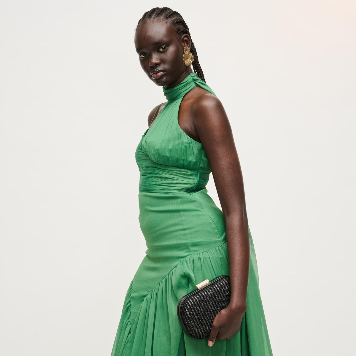 Woman wearing Black Urban Expressions Alix Evening Bag 840504206306 View 4 | Black