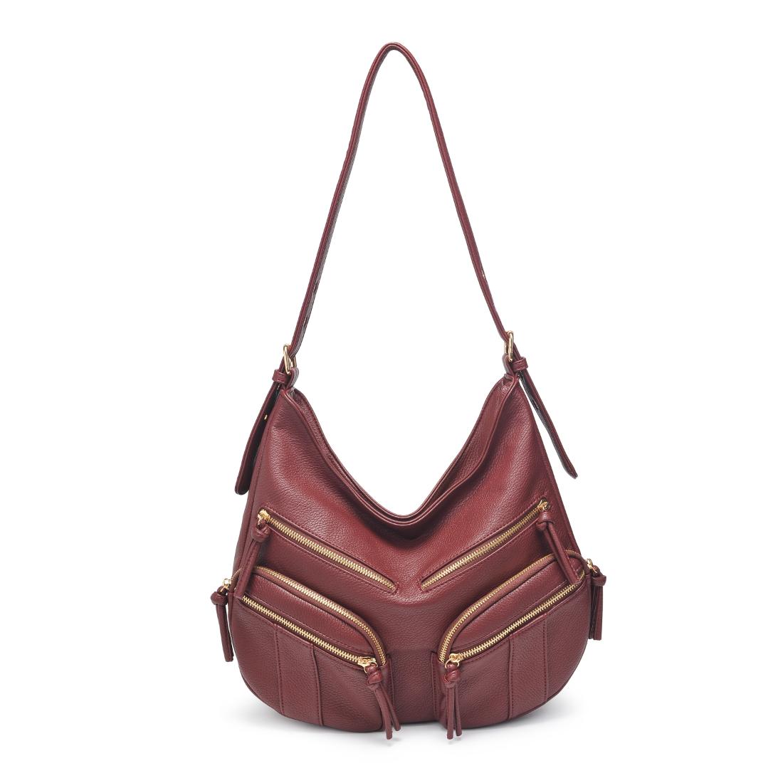 Product Image of Urban Expressions Christine Hobo 840611198952 View 1 | Burgundy