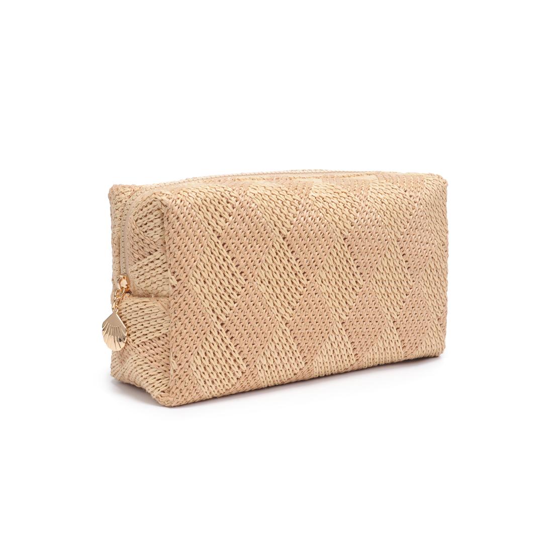 Urban Essentials Bali Breeze Cosmetic & Travel Organizer Pouch 840611197733 View 6 | Natural