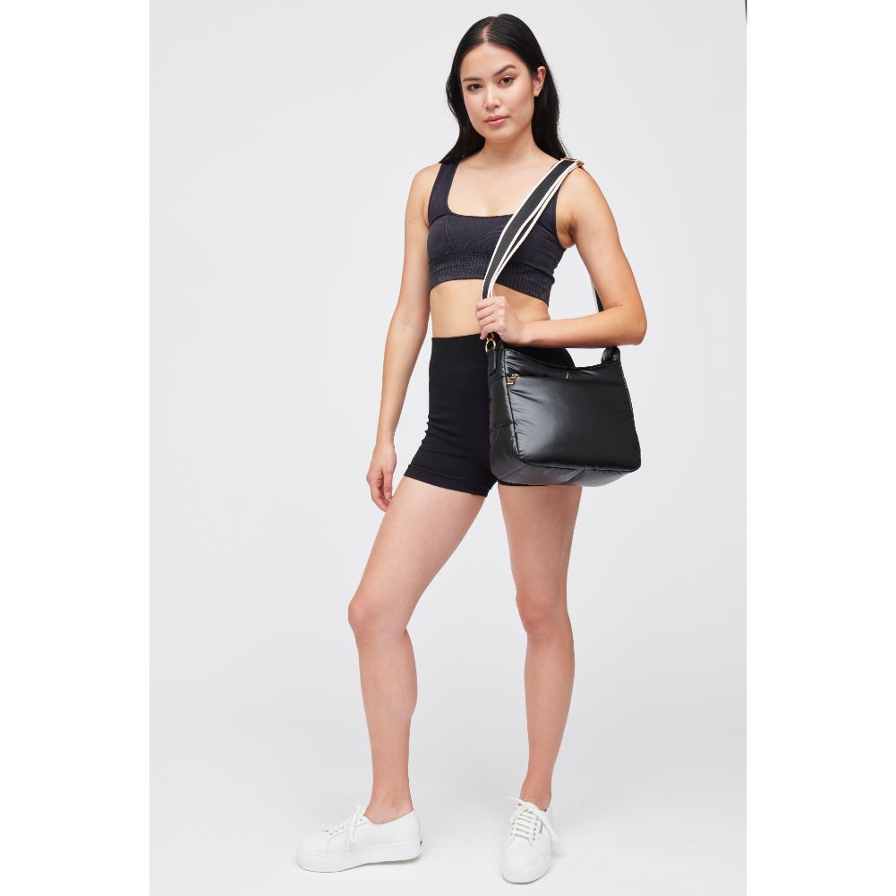 Woman wearing Black Urban Expressions Verna Crossbody 840611184979 View 3 | Black