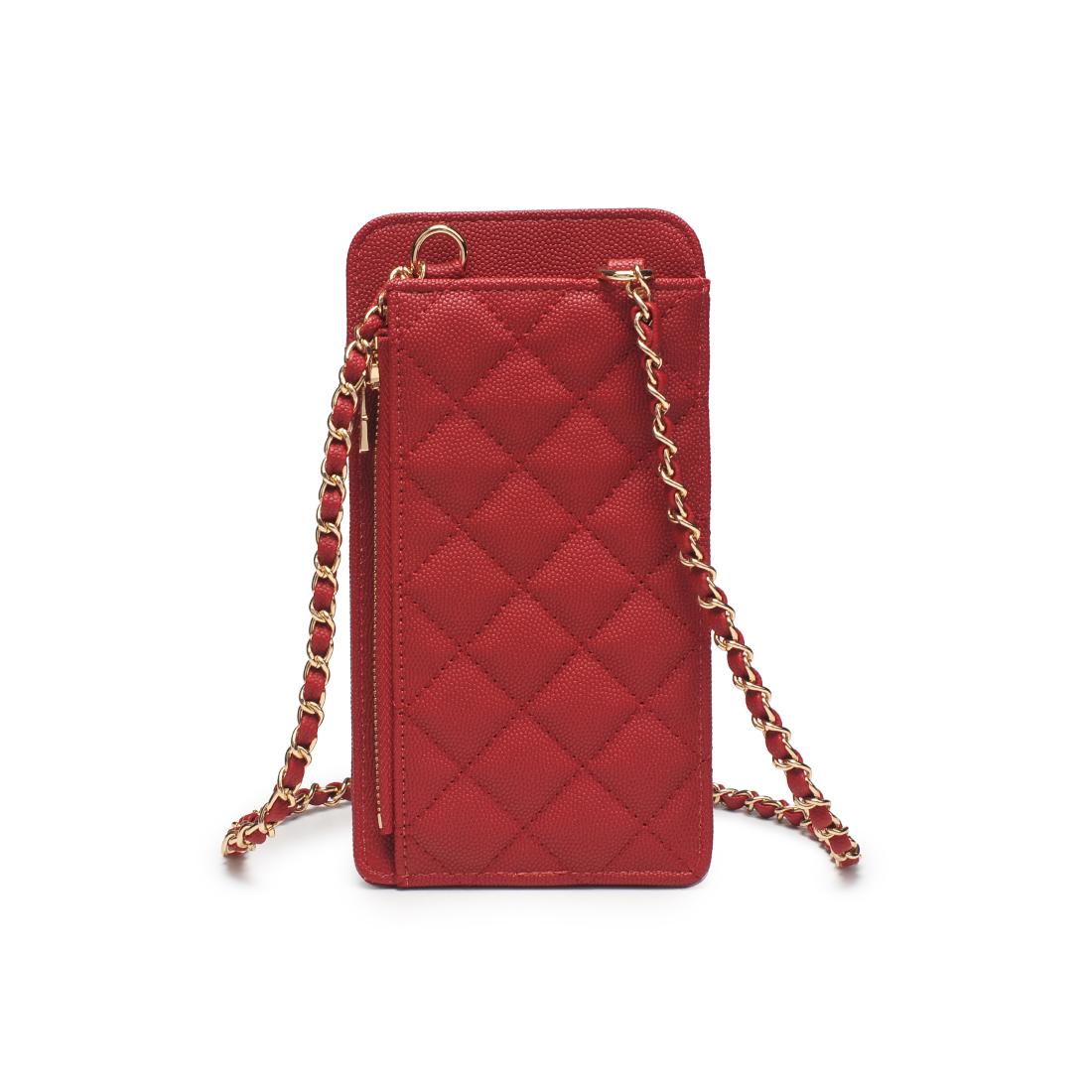Product Image of Urban Expressions Brianna Cell Phone Crossbody 840504201387 View 7 | Red
