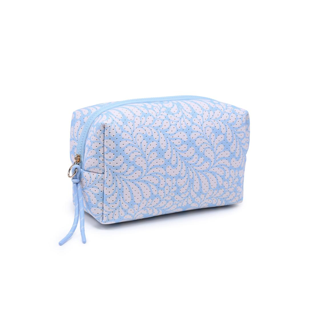Urban Essentials Airy Edit Cosmetic & Travel Organizer Pouch 840504207730 View 6 | Light Blue