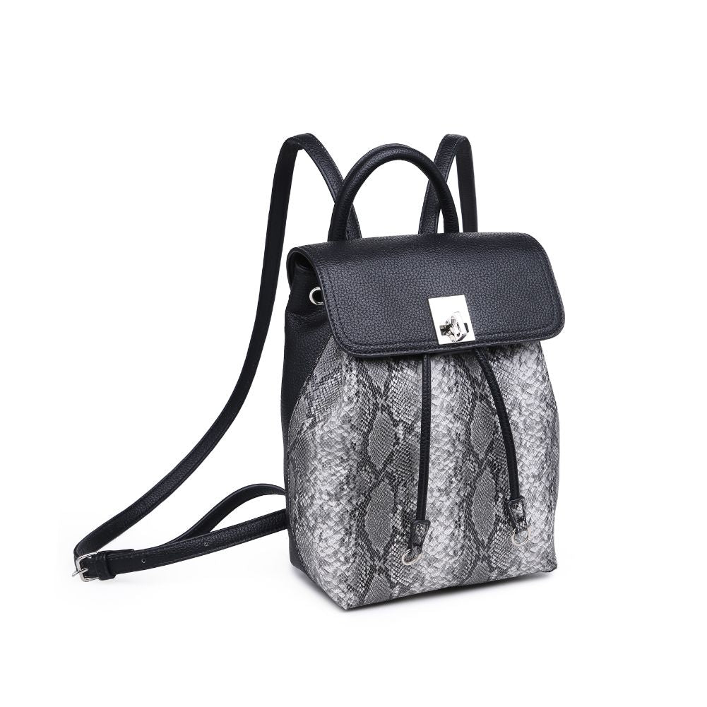 Product Image of Urban Expressions Tegan Backpack NA-840611164094 View 2 | Black White