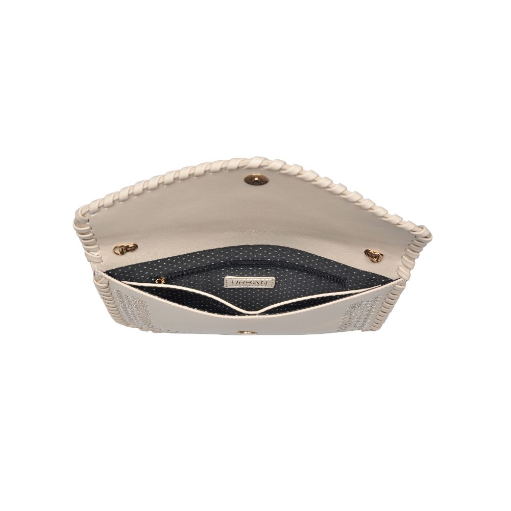 Product Image of Urban Expressions Spencer Clutch NA-840611164292 View 4 | Ivory