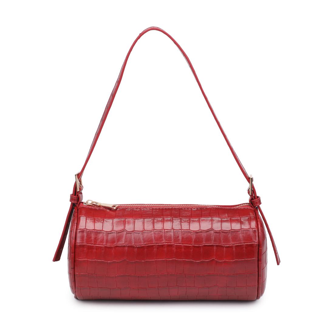 Product Image of Urban Expressions Rachel - Croco Shoulder Bag 840611199508 View 5 | Red