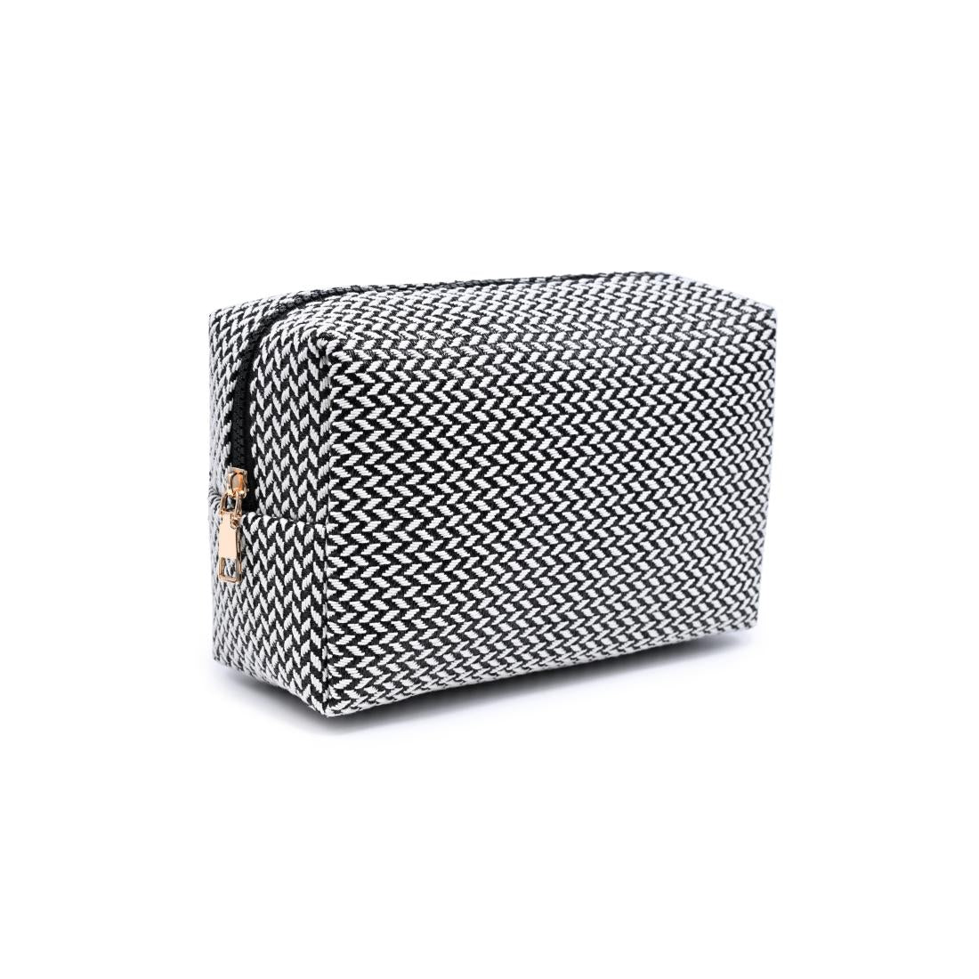 Urban Essentials Switchback Cosmetic & Travel Organizer Pouch 840504207563 View 6 | Black