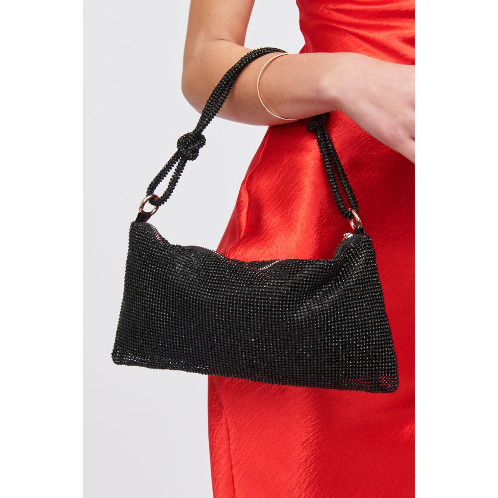 Woman wearing Black Urban Expressions Paris Evening Bag 818209012645 View 2 | Black