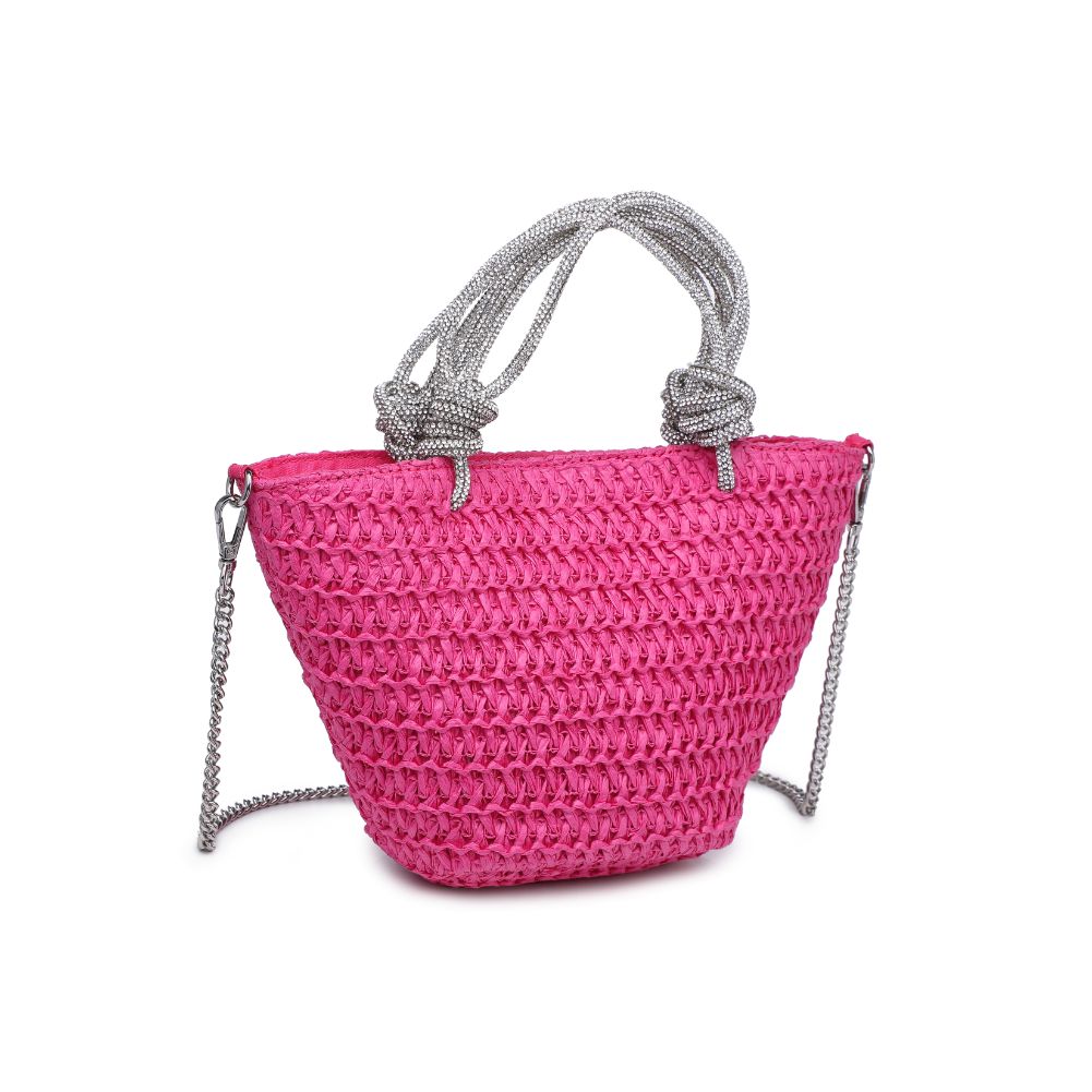 Woman wearing Hot Pink Urban Expressions Gaia Tote 840611123947 View 6 | Hot Pink