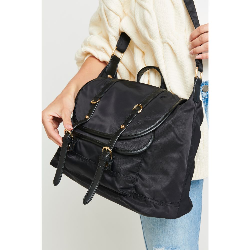 Woman wearing Black Urban Expressions Tango Messenger NA-840611154934 View 2 | Black