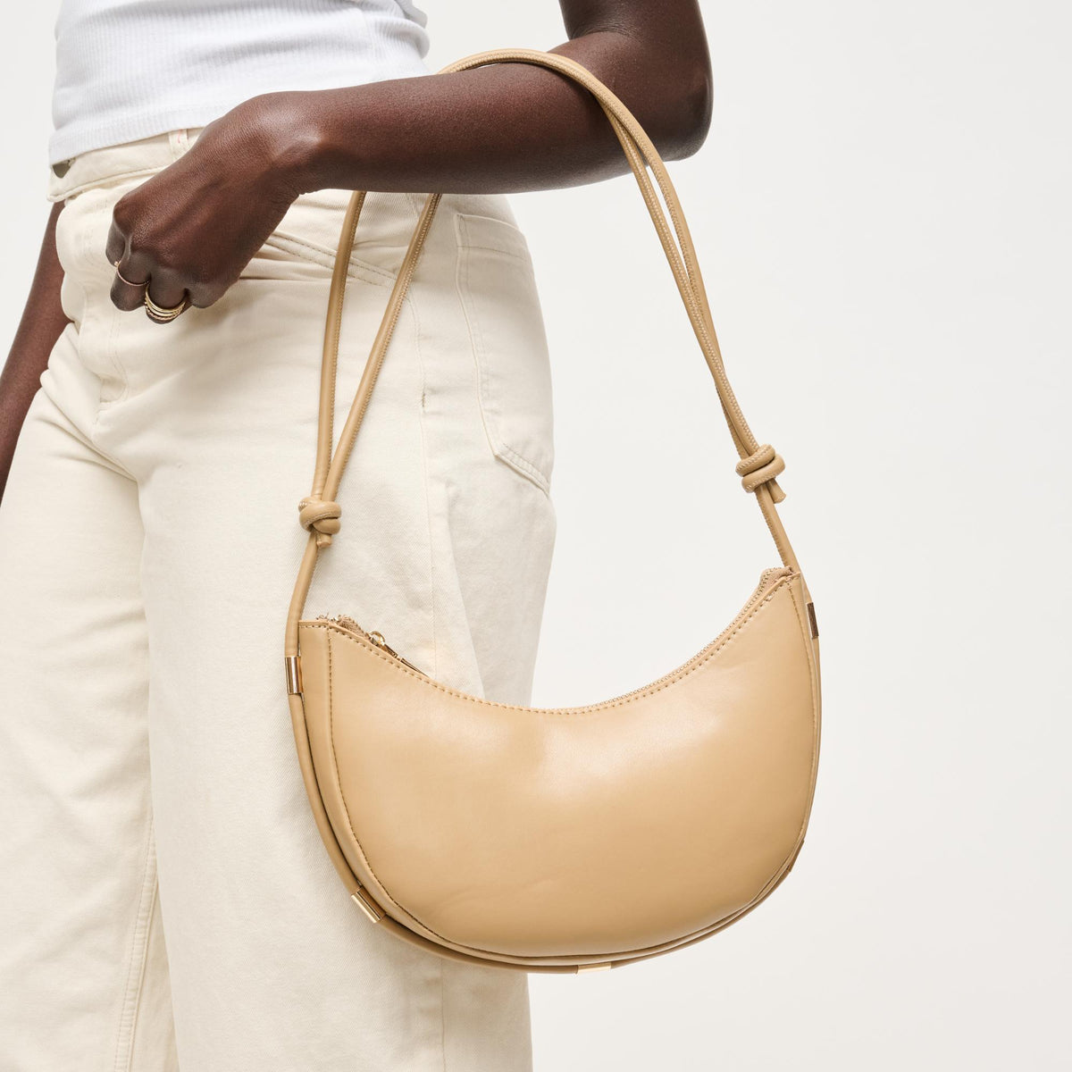 Woman wearing Natural Urban Expressions Murphy Crossbody 840504208188 View 1 | Natural