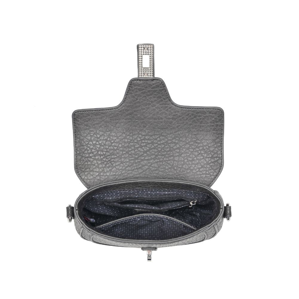 Woman wearing Charcoal Urban Expressions Rory Crossbody NA-840611166449 View 9 | Charcoal