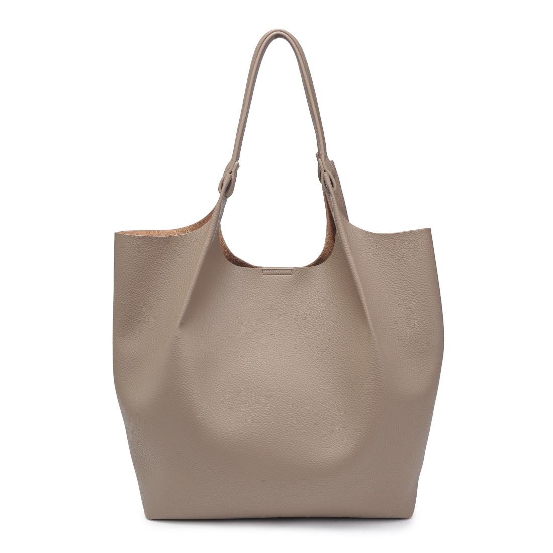 Product Image of Urban Expressions Maeve Tote 840611198891 View 5 | Taupe