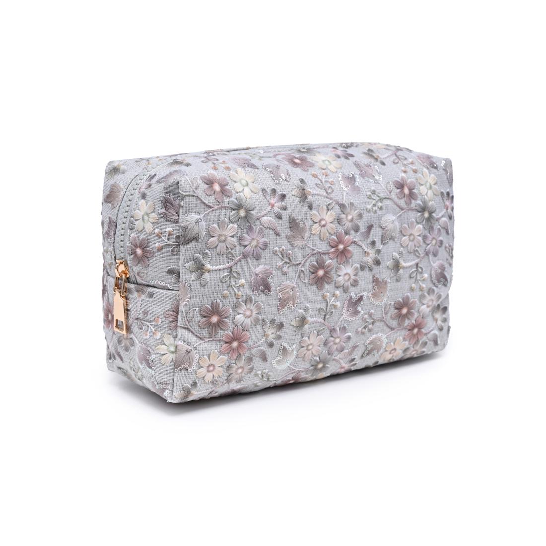 Urban Essentials Petal Veil Cosmetic & Travel Organizer Pouch 840504217647 View 2 | Bone