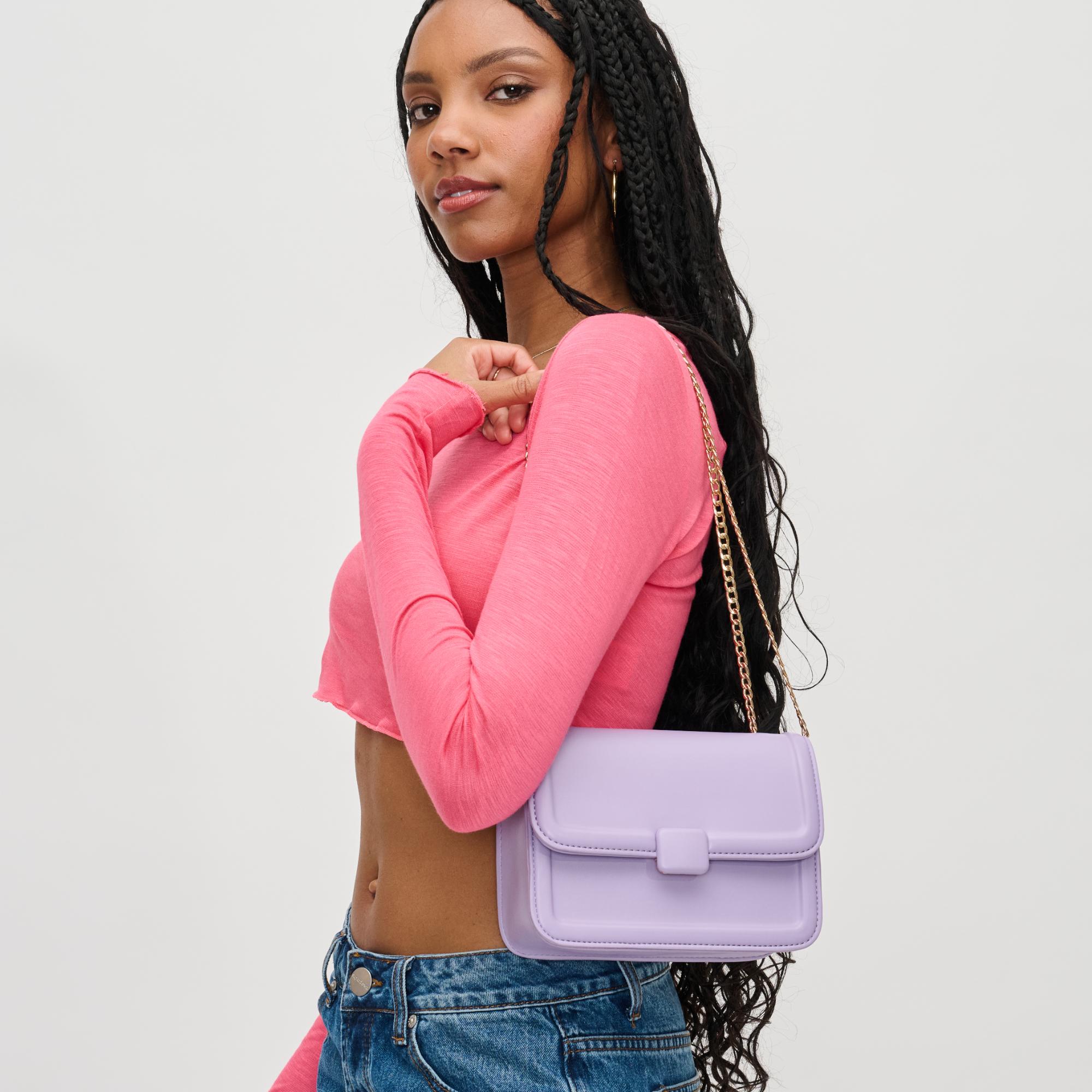 Woman wearing White Urban Expressions Embury Crossbody 840611119742 View 1 | White