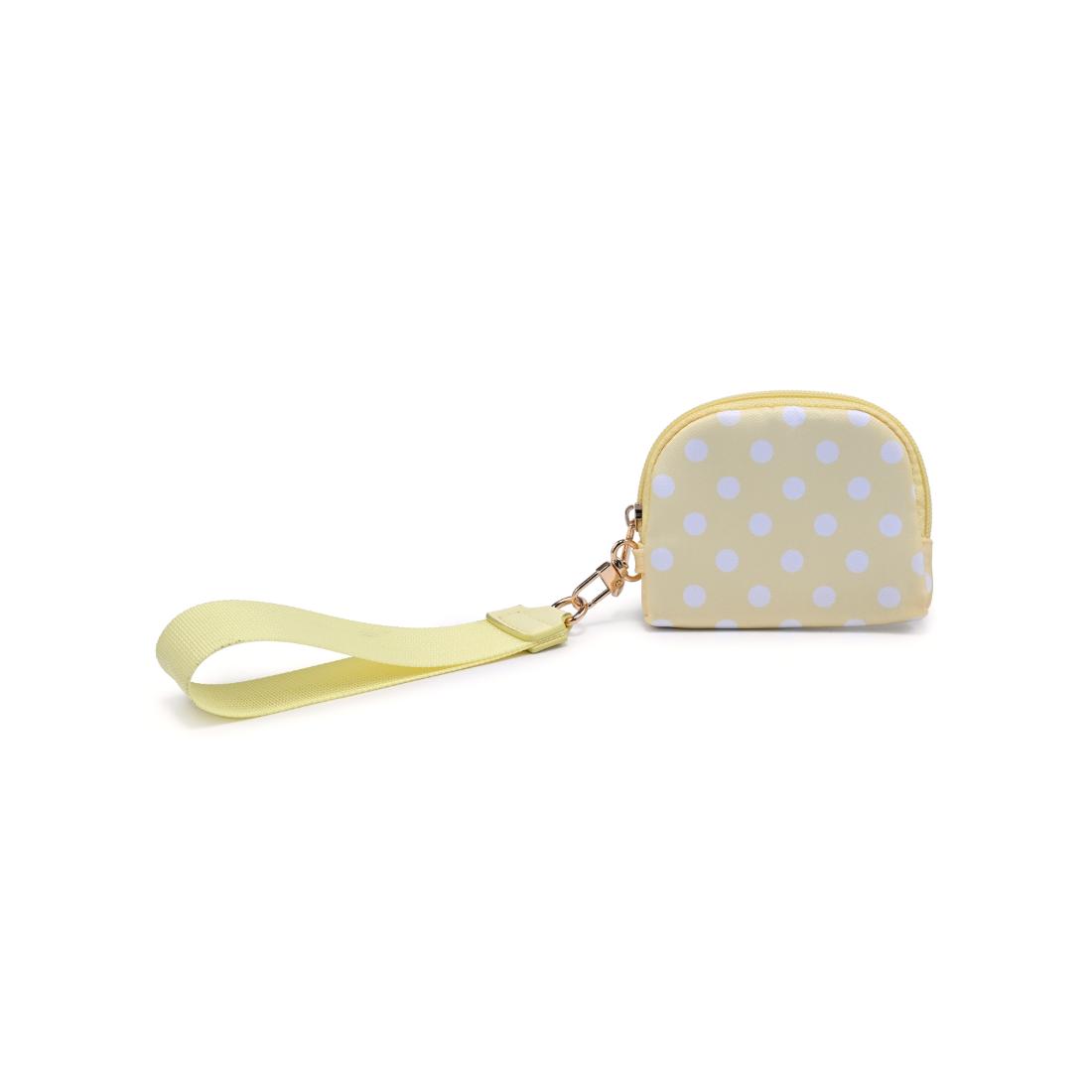 Urban Expressions Link & Carry - Polka Dot Wristlet 840504202711 View 6 | Yellow