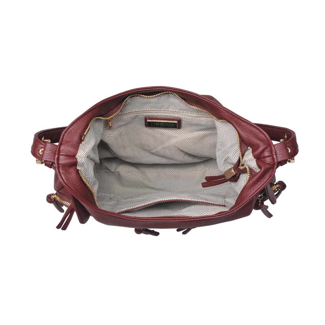 Product Image of Urban Expressions Christine Hobo 840611198952 View 4 | Burgundy