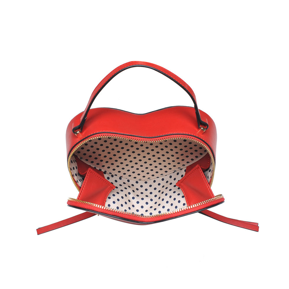 Product Image of Urban Expressions Amor Cosmetic Pouch NA-840611150073 View 4 | Red
