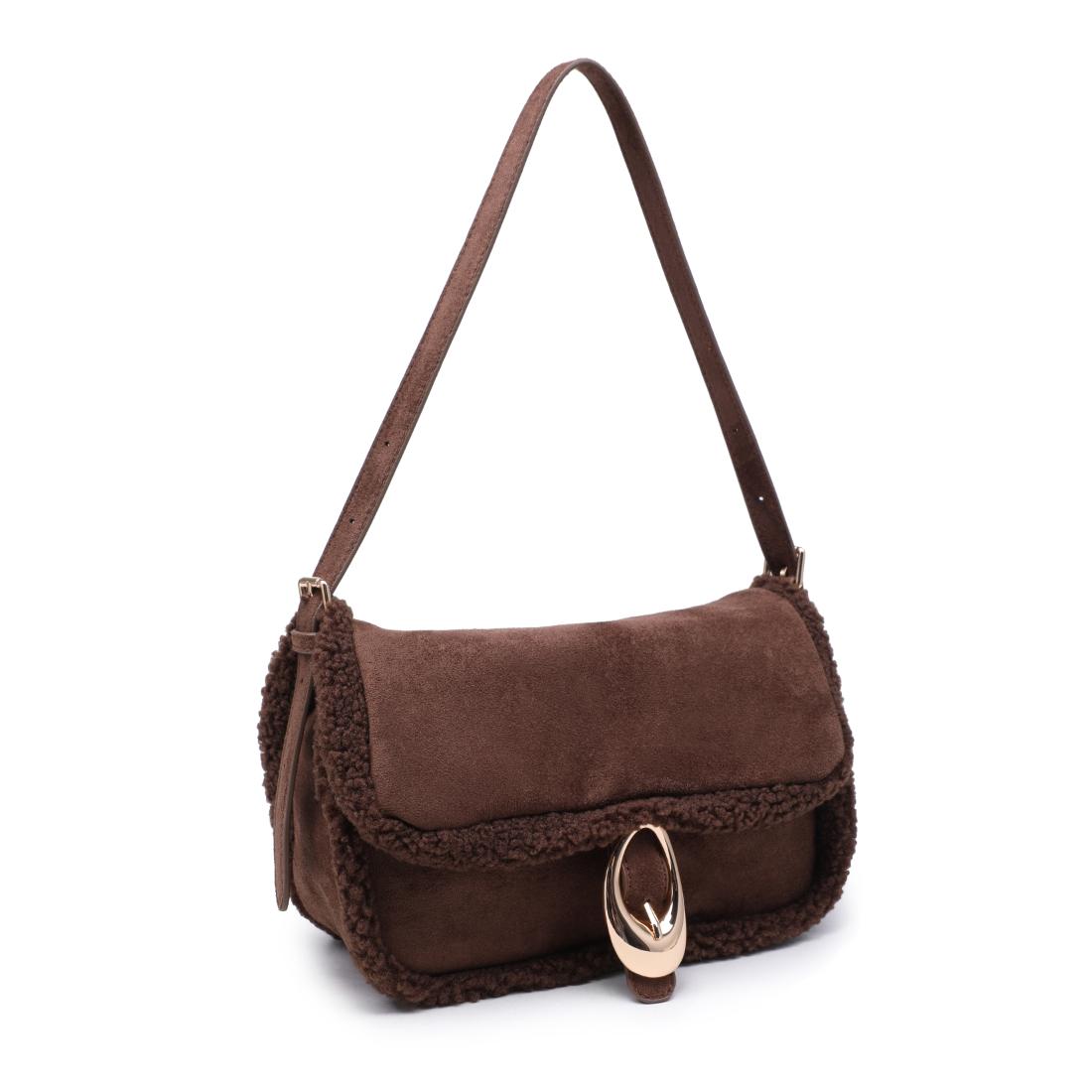 Urban Expressions Zaria Shoulder Bag 840504213335 View 2 | Chocolate