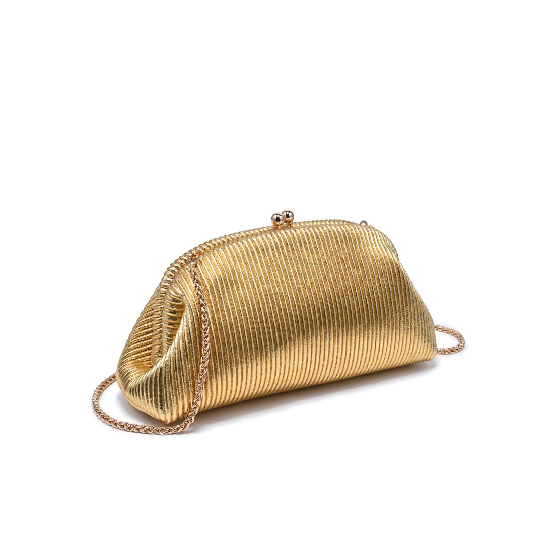 Urban Expressions Coraline Clutch 840504215018 View 2 | Gold