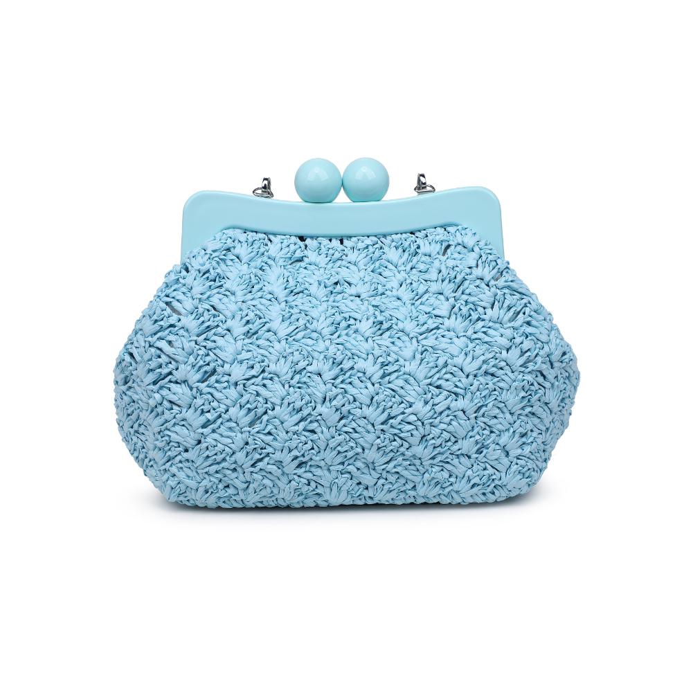Woman wearing Sky Blue Urban Expressions Naomi Crossbody 840611119711 View 7 | Sky Blue