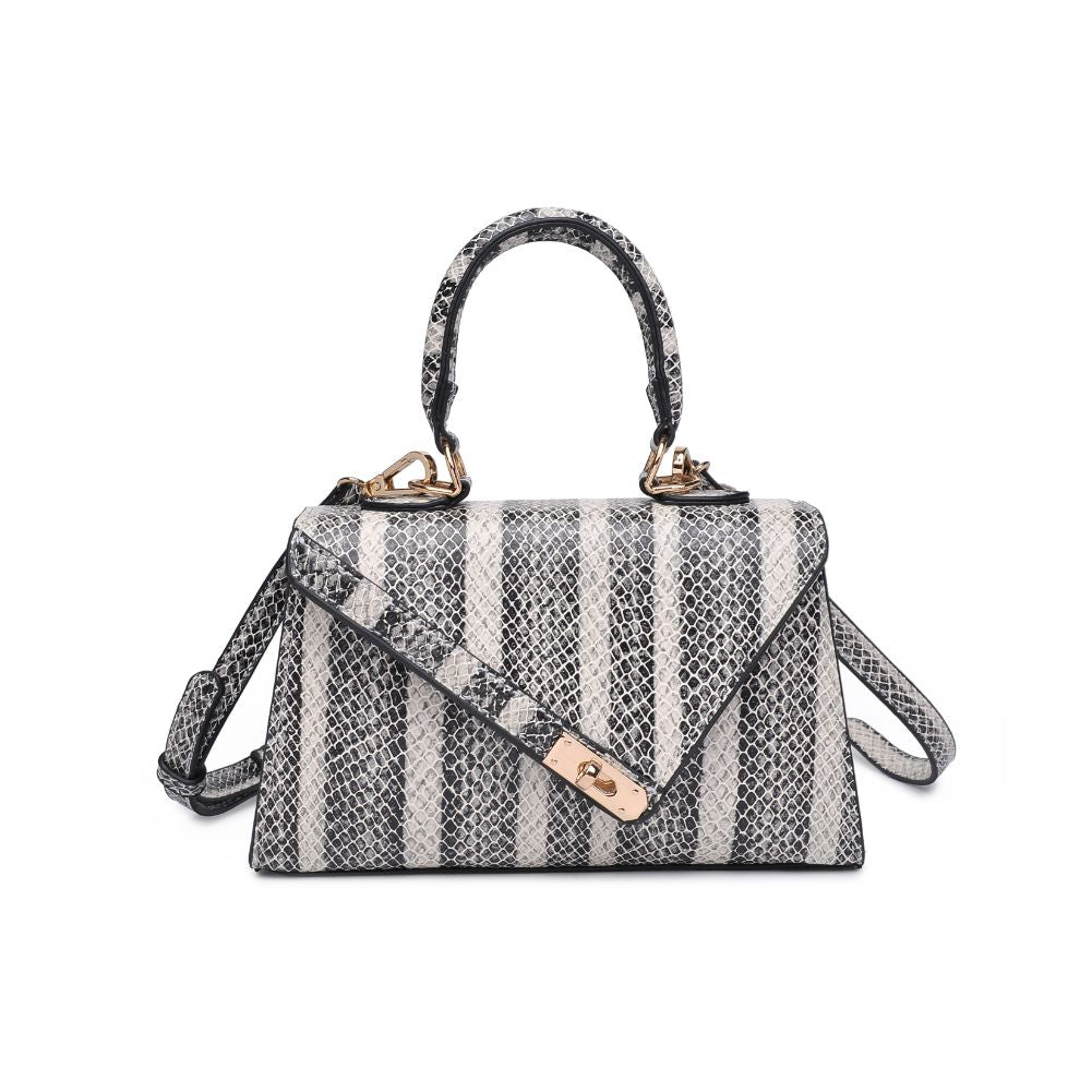 Product Image of Urban Expressions Blake Crossbody 840611174697 View 5 | Black White