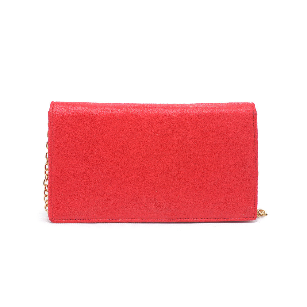 Product Image of Urban Expressions Jolie Shimmer Wallet NA-840611145673 View 3 | Red
