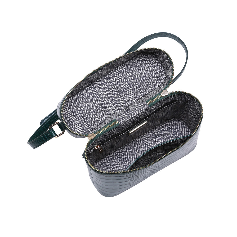 Product Image of Urban Expressions Rogue Croc Crossbody NA-840611155344 View 4 | Emerald