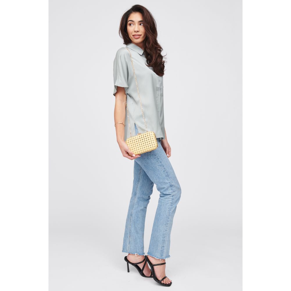 Woman wearing Natural Urban Expressions Itzel Minaudiere 840611100085 View 3 | Natural