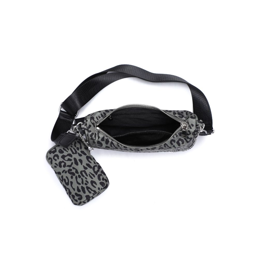 Product Image of Urban Expressions Joss - Nylon Crossbody 818209010627 View 8 | Olive Leopard