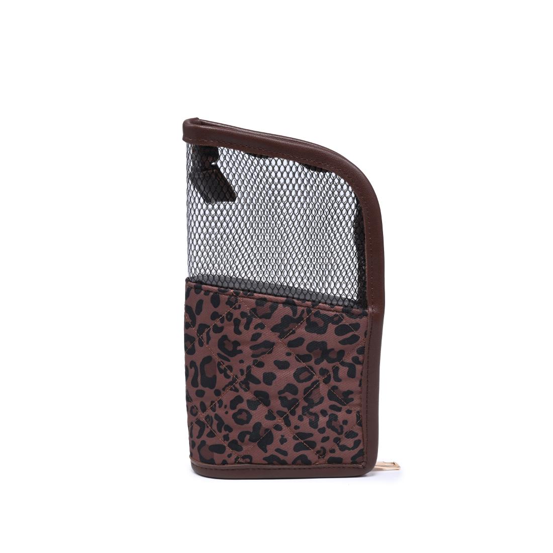 Urban Essentials Sahara Stitch Brush Holder 840504210006 View 3 | Chocolate Leopard