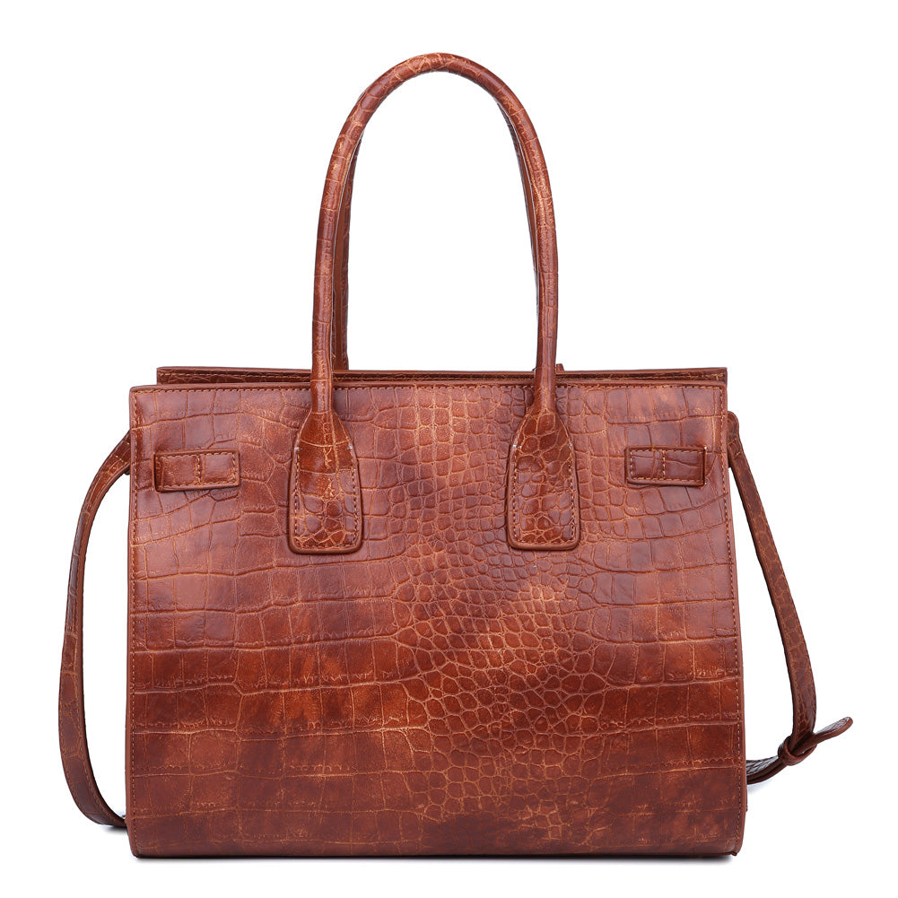 Product Image of Urban Expressions Spears Tote NA-840611155542 View 3 | Tan