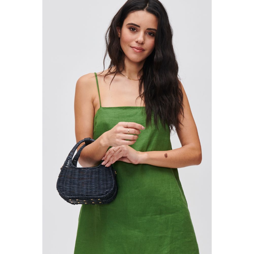 Woman wearing Black Urban Expressions Fiji Crossbody 840611107169 View 2 | Black