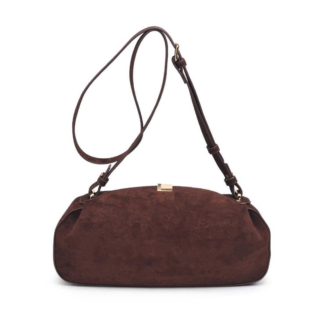 Product Image of Urban Expressions Lizzie Crossbody 840611199089 View 3 | Chocolate