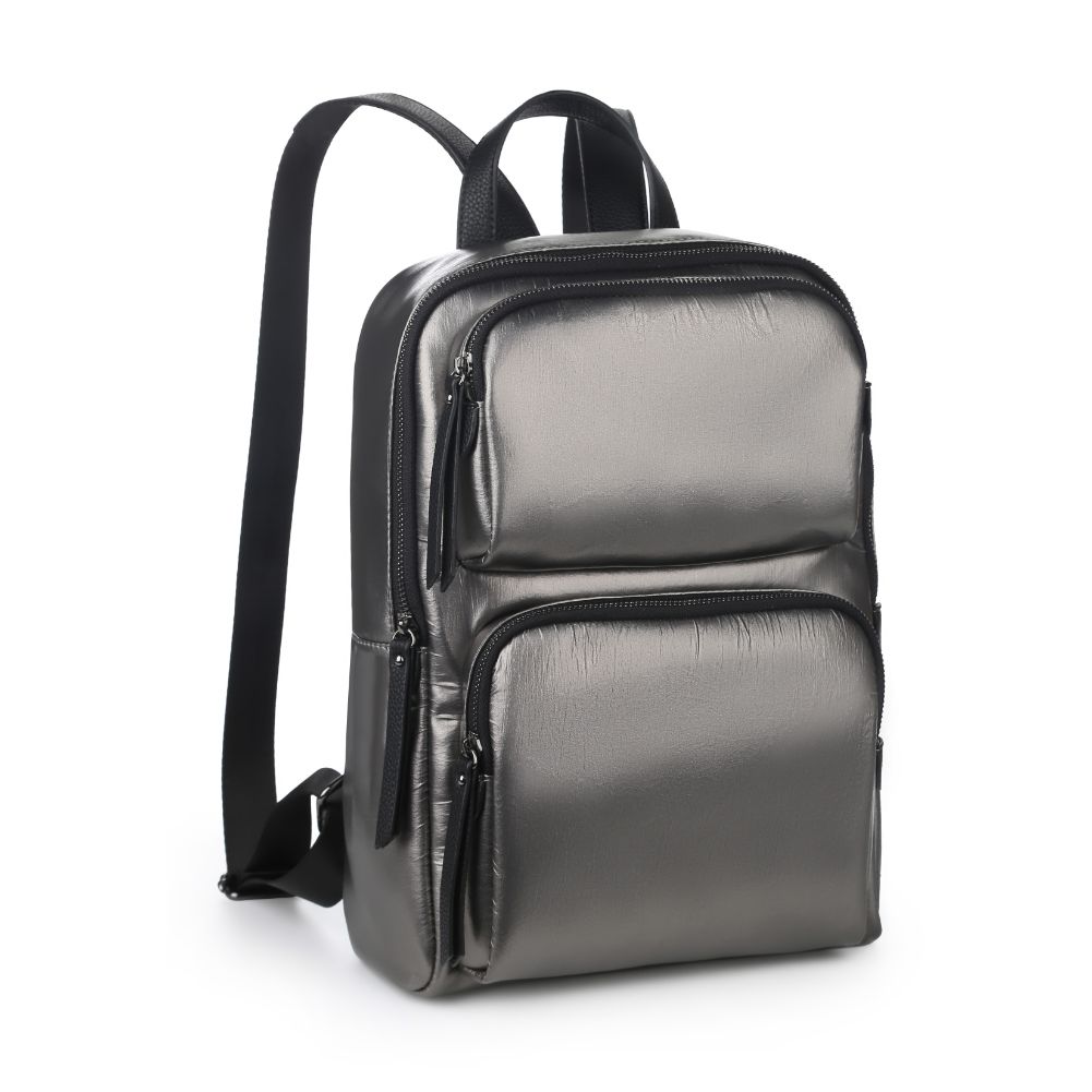 Product Image of Urban Expressions Braxton Backpack NA-840611166784 View 2 | Pewter