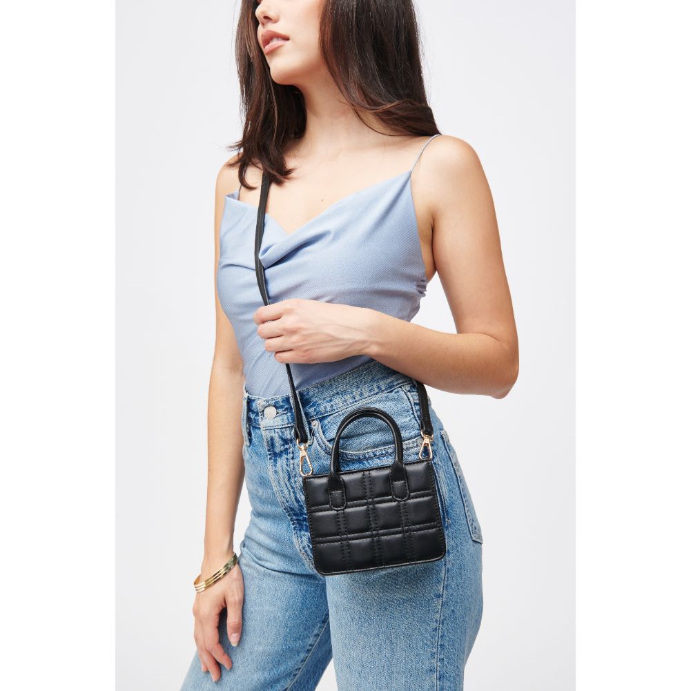 Woman wearing Black Urban Expressions Sia Mini Bag 840611182784 View 1 | Black