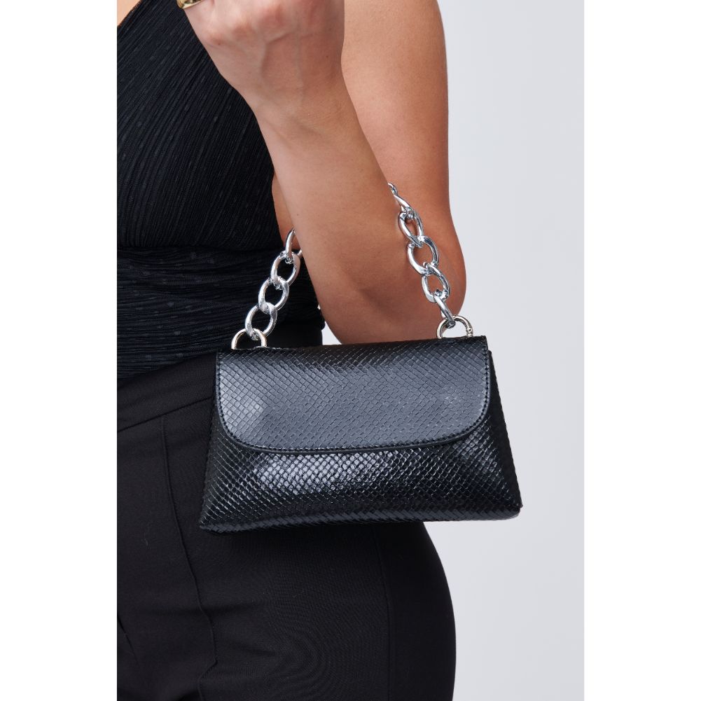 Woman wearing Black Urban Expressions Teagan Crossbody 818209011570 View 1 | Black