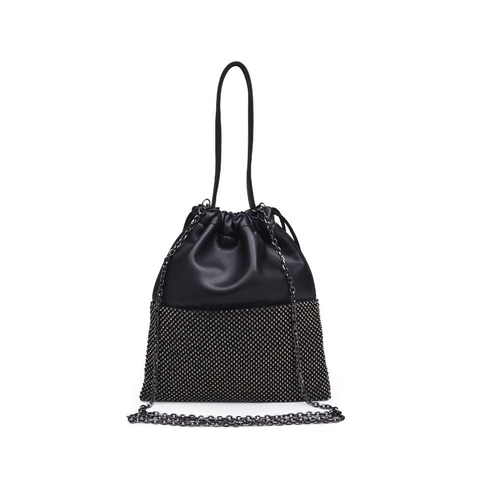 Product Image of Urban Expressions Jenna Evening Bag 840611166166 View 3 | Black