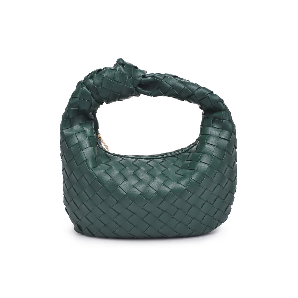 Product Image of Urban Expressions Tracy - Woven Clutch 840611109675 View 5 | Hunter Green