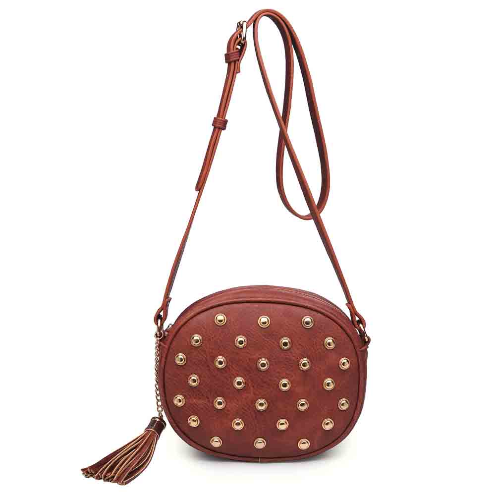 Product Image of Urban Expressions Delta Crossbody NA-840611133342 View 1 | Cognac