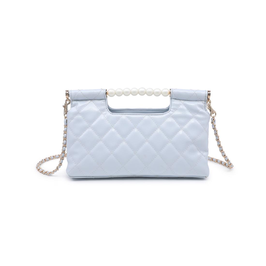 Woman wearing Ice Blue Urban Expressions Winslet Crossbody 840504205958 View 7 | Ice Blue