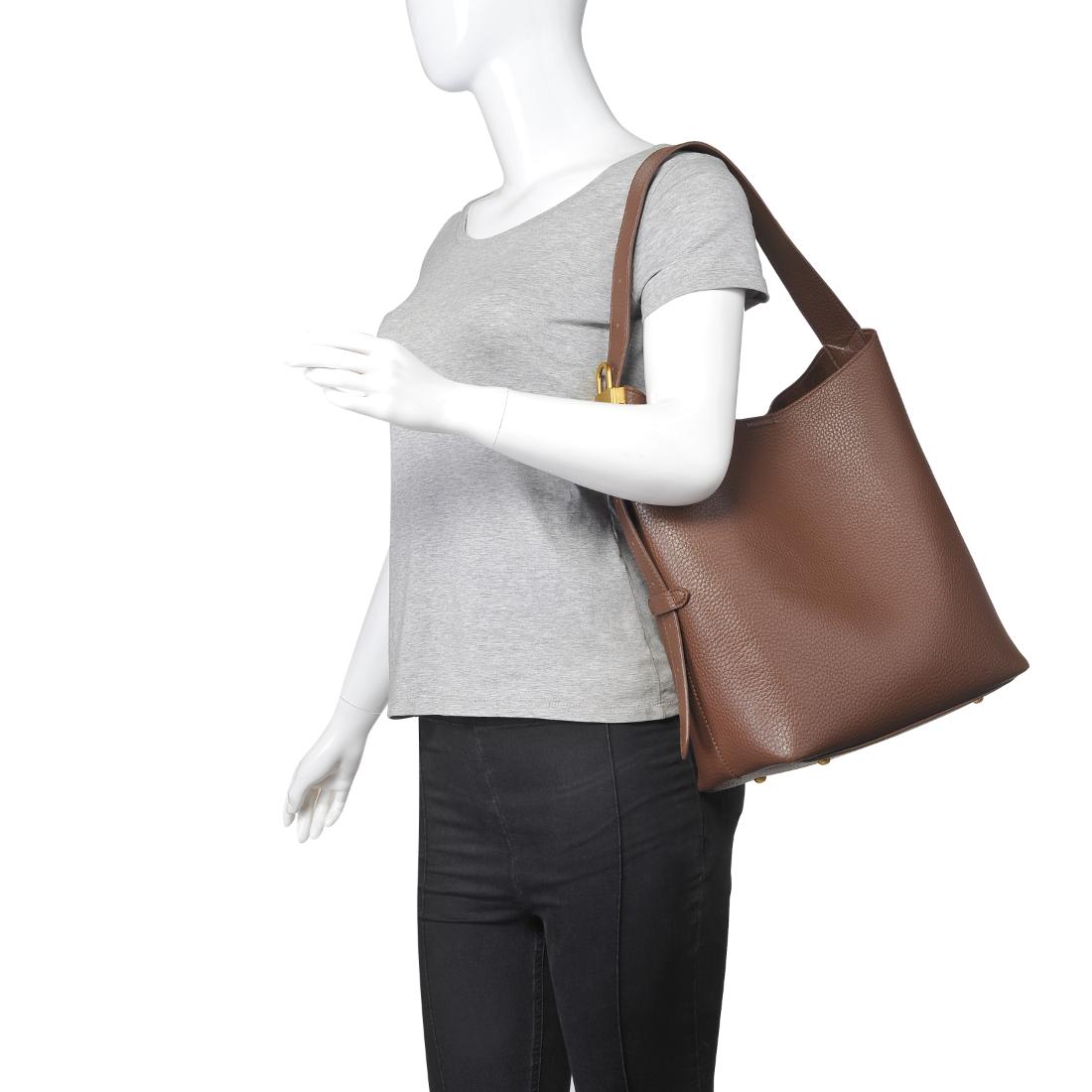 Product Image of Urban Expressions Matty Hobo 840611198501 View 5 | Chocolate