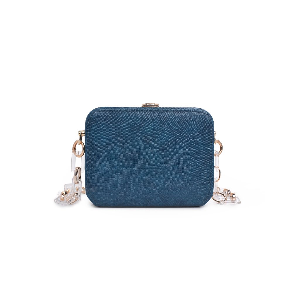 Product Image of Urban Expressions Gwen Lizard Evening Bag 840611173966 View 3 | Emerald