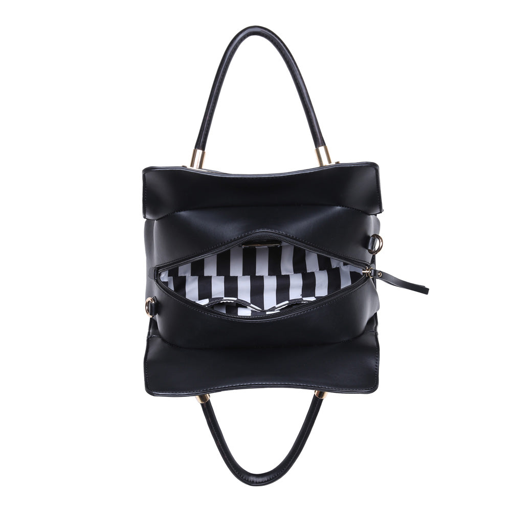 Woman wearing Black Urban Expressions Willa Satchel NA-840611149510 View 9 | Black