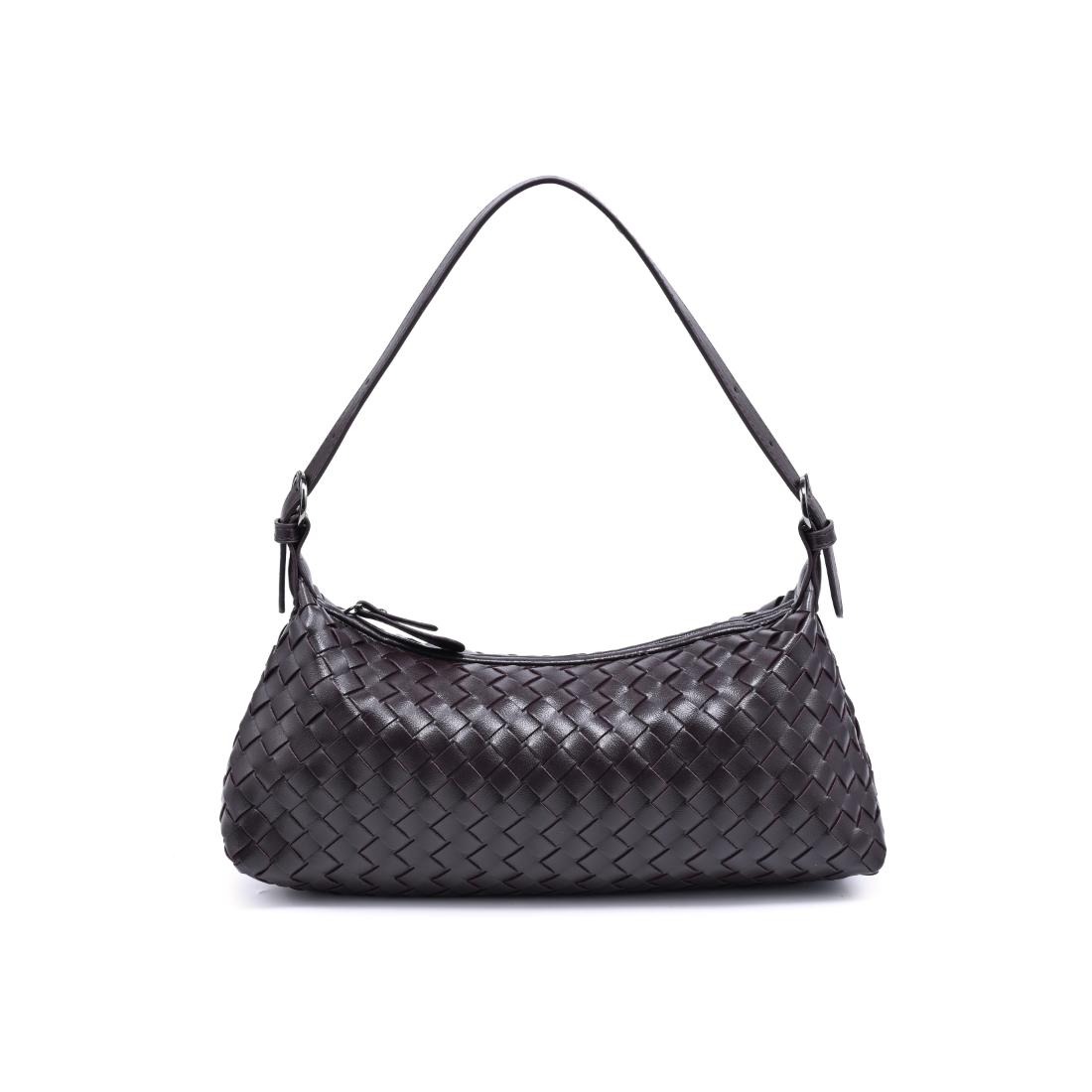 Woman wearing Chocolate Urban Expressions Audrey Shoulder Bag 840504204081 View 5 | Chocolate