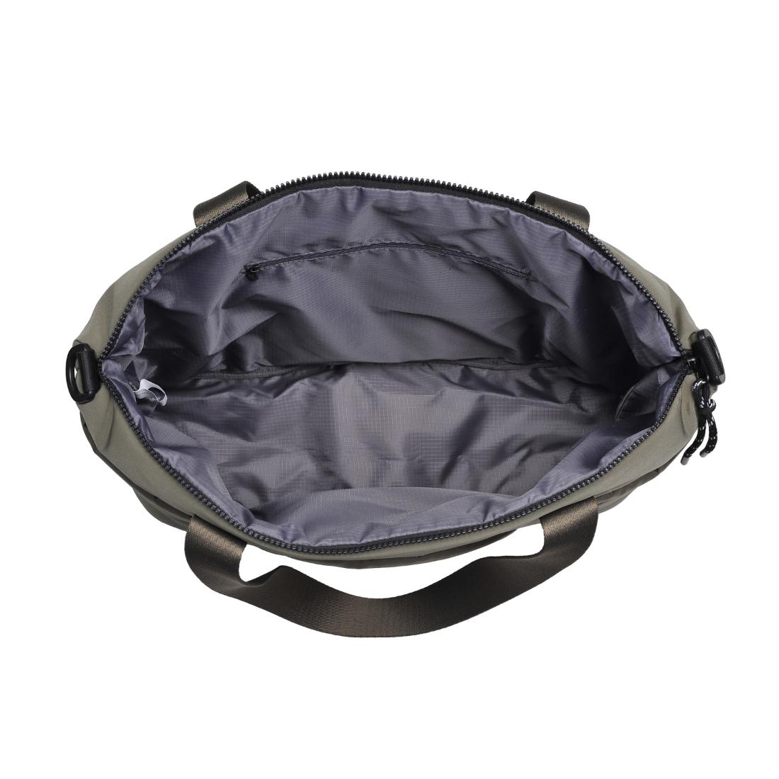 Woman wearing Dark Sage Urban Expressions Jessi Tote 840611140340 View 9 | Dark Sage