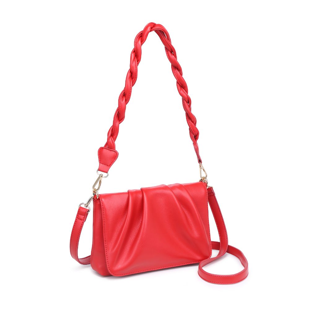 Woman wearing Red Urban Expressions Aimee Crossbody 840611124586 View 6 | Red